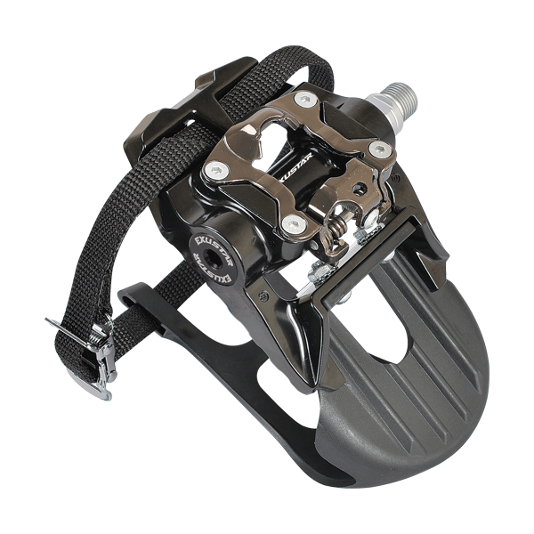 Combination Pedal - Toe Clips and Shimano SPD Compatible
