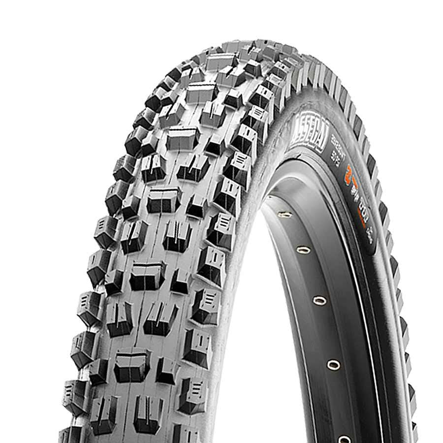 Maxxis, Assegai, Tire, 27.5''x2.50, Folding, Tubeless Ready, 3C Maxx Grip, Double Down, Wide Trail, 120x2TPI, Black