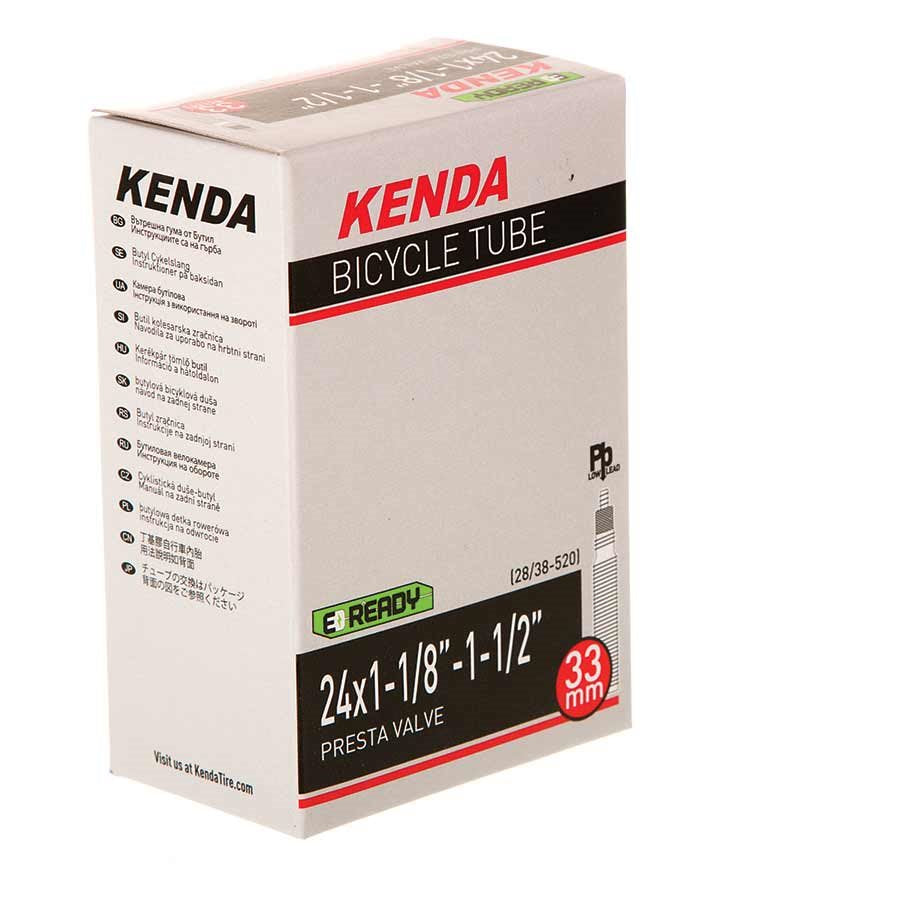 Two (2) Kenda, Presta-Removable Valve Core, Tube, Presta, Length: 48mm, 27.5'', 2.40-2.80