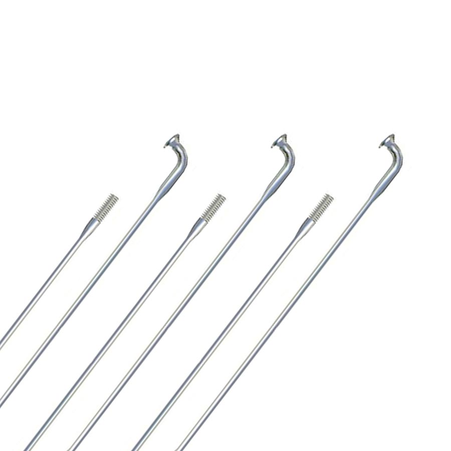 Sapim, Laser, Spokes, Double Butted J-Bend, Silver, 2.0/1.5/2.0, Length: 310mm, No threads, Cut to size, 100pcs