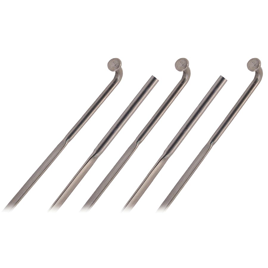 Sapim, CX-Ray, Spokes, Bladed J-Bend, Silver, 2.0, Length: 310mm, No threads, Cut to size, Pack of 100
