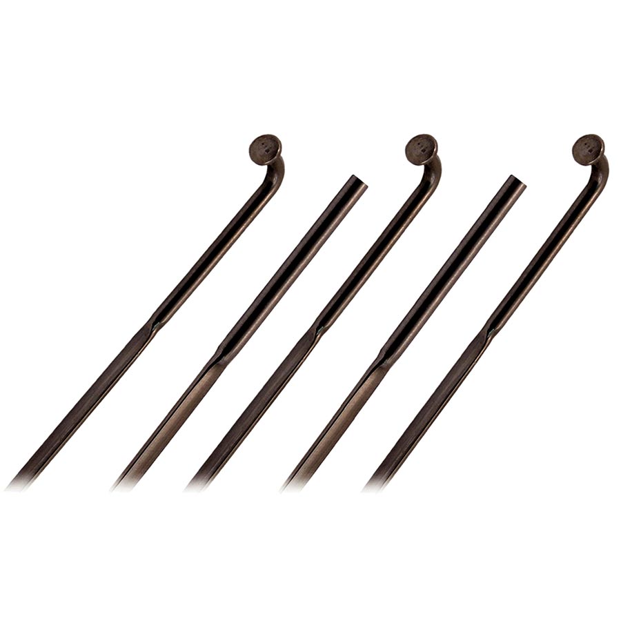 Sapim, CX-Ray, Spokes, Bladed J-Bend, Black, 2.0, Length: 310mm, No threads, Cut to size, Pack of 100