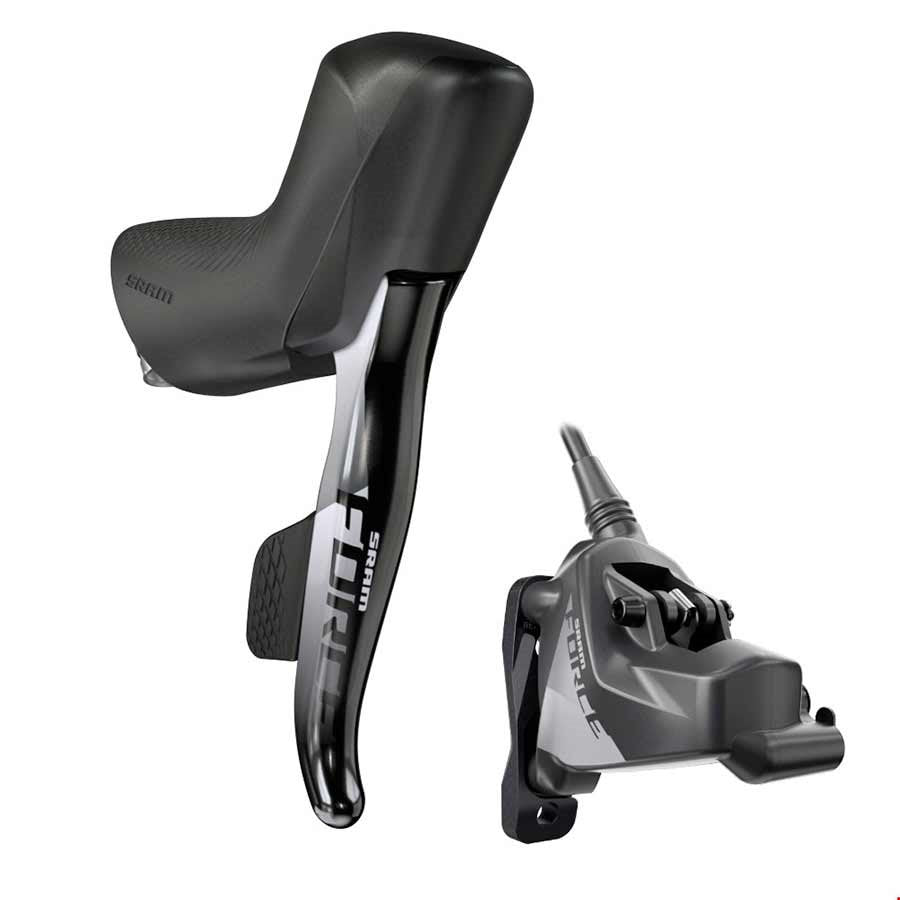 SRAM, Force eTap AXS D1, Road Hydraulic Disc Brake, Left, Flat mount, Black