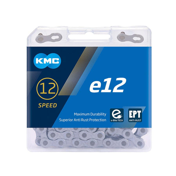 KMC, e12 EPT, Chain, Speed: 12, 5.2mm, Links: 136, Silver