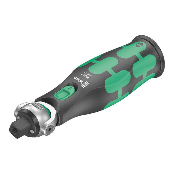 Wera, 8009 Zyklop Pocket, Wrench, 3/8'' Square and 1/4'' Hex, Ratcheting: Yes, : Metric, : 3, 4, 5, 6 mm, T10, T15, T20, T25, PZ 1, PZ 2, PH 1, PH 2